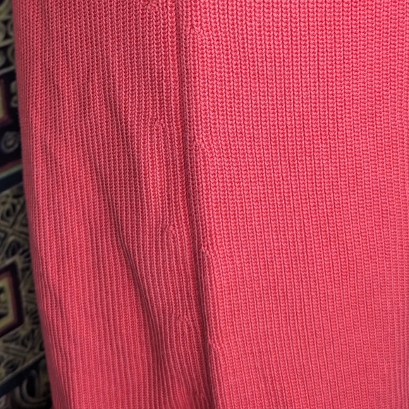 Belford 100% Pima Cotton Coral Cardigan Size Small - Picture 9 of 9